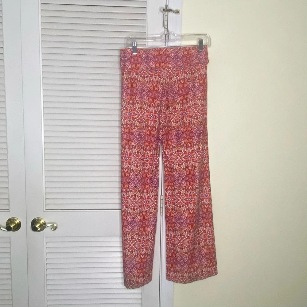 Helen Jon Multicolor Resort Lounge Pant Coverup Swim Pant size small - Picture 2 of 10